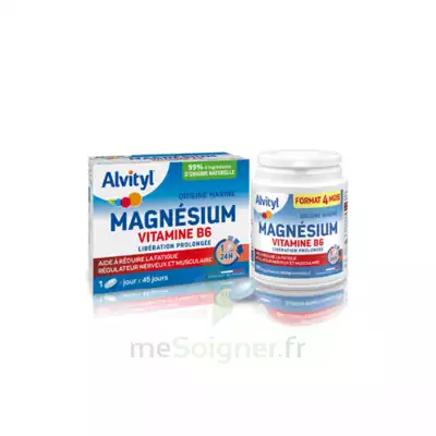 Alvityl Magnésium Vitamine B6 Libération Prolongée Comprimés Lp B/45 à LE LAVANDOU